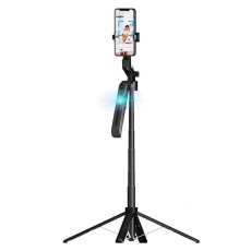 سه پایه و مونوپاد بلوتوثی ریموت دار هوشمند مدل C12 با قابلیت تشخیص چهره