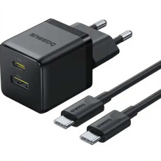 شارژر دیواری Type-C و USB باسئوس مدل CCZC20UE
