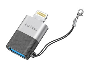 مبدل OTG آیفون USB به Lighting ارلدام مدل ETOT74