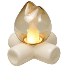 چراغ‌خواب فانتزی شارژی رومیزی طرح شعله مدل QV16