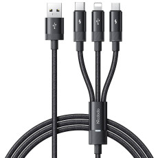 کابل چند USB به Type-C ، Lightning  و micro-USB مک دودو مدل CA579