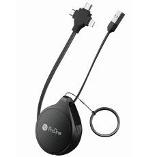 کابل جمع‌شونده USB به Type-C ، lightning و micro-USB پرووان مدل PCC108R یک متری