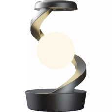 چراغ خواب شارژی طرح کره چرخشی و شارژ وایرلس